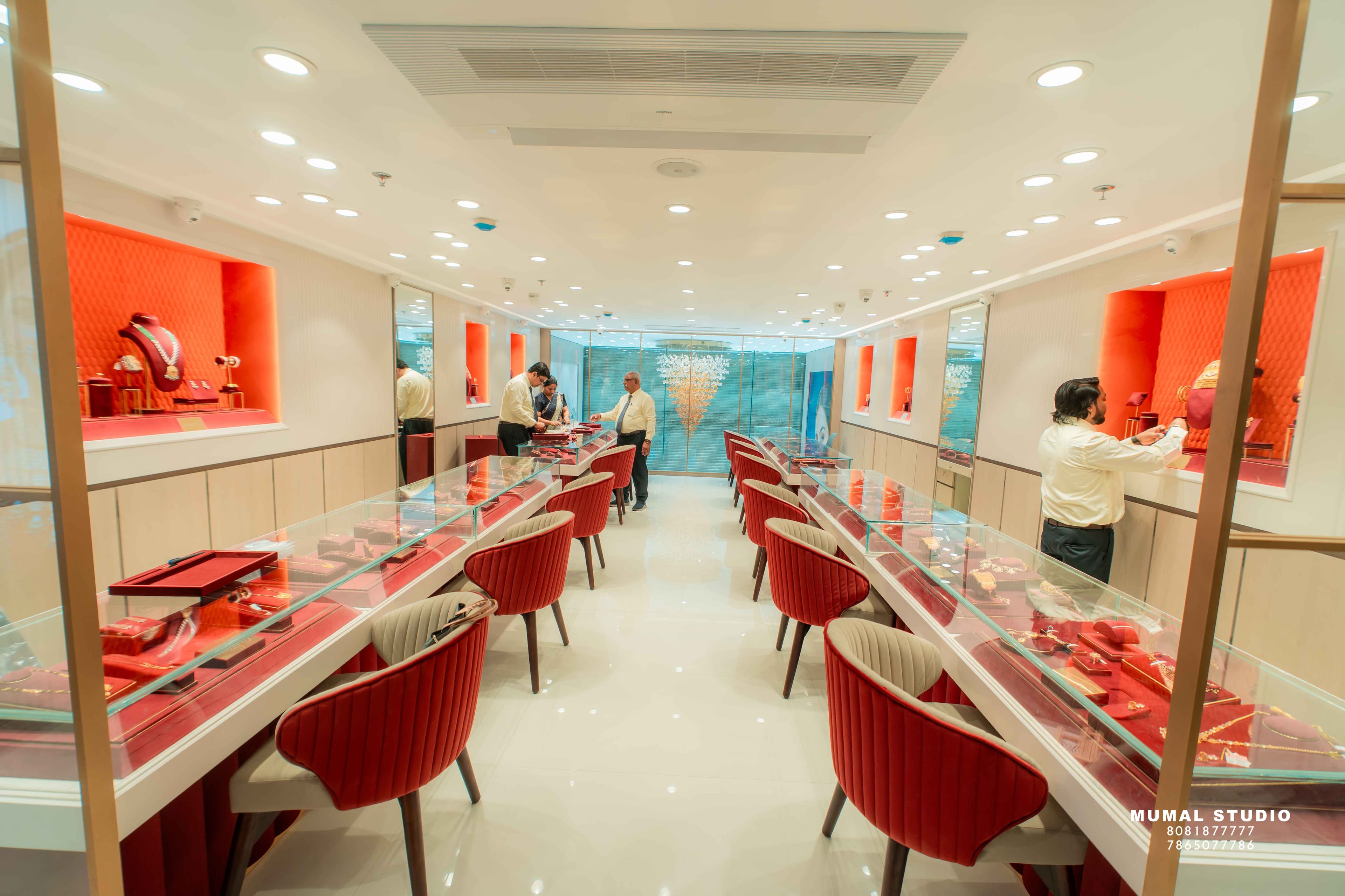 Ashok Jewels showroom interior — Sardarpura, Jodhpur